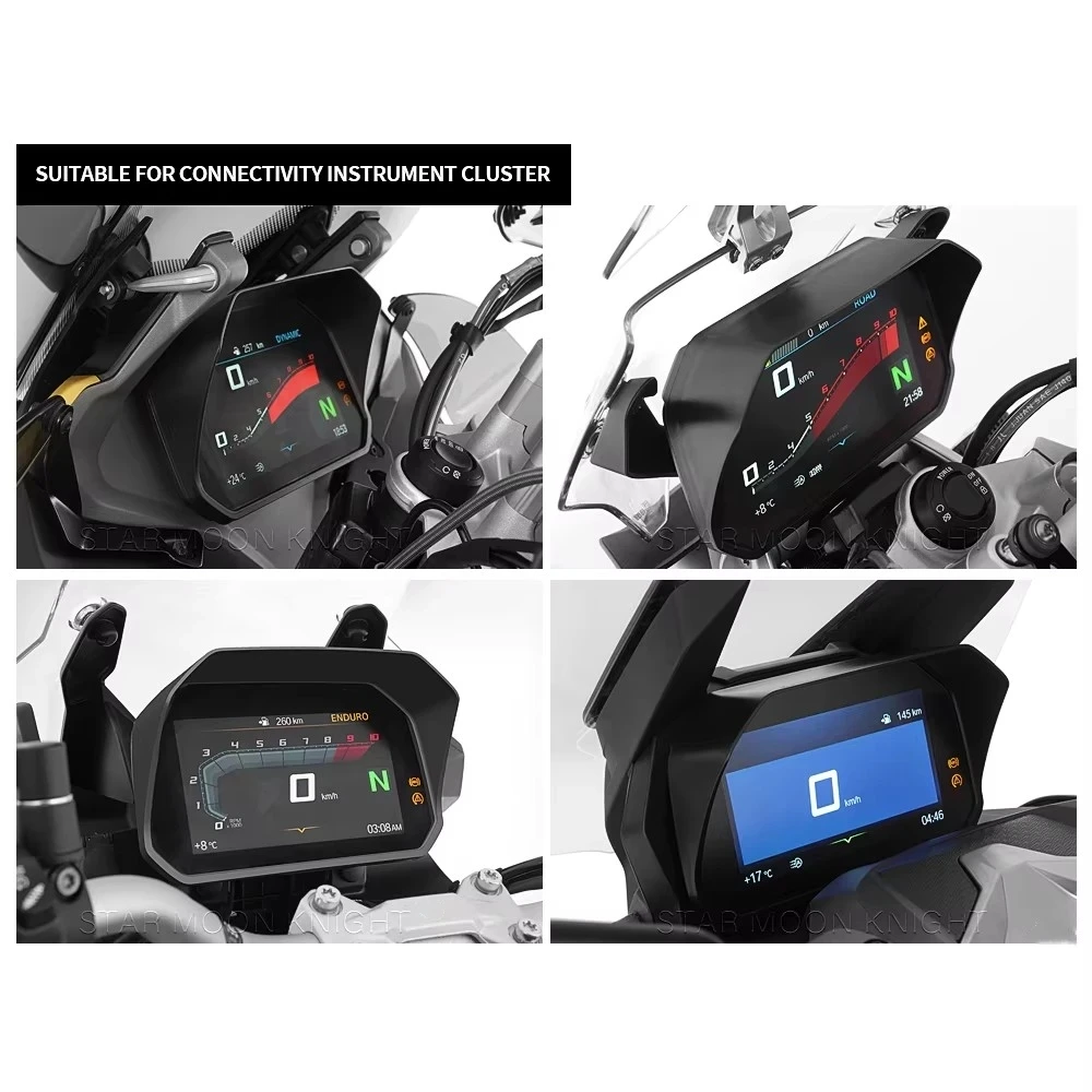 For BMW F900R F900XR S1000RR S1000XR R1250R R1250RS C400GT C400X Motorcycle Instrument Hat Sun Visor Meter Cover Guard Parts