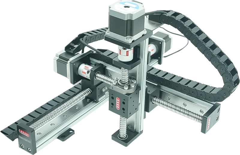 RXSN40 QRXQ High Precision XYZ Structure Customizable Length Screw Rail Module With Stepper Servo Motor Core Bearing Low Noise