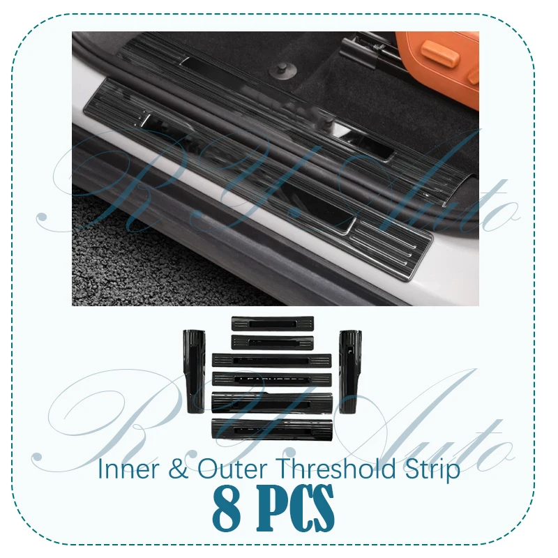 Auto Instaplijsten Strips Voor Leapmotor C10 2024 2025 2026 Rvs Drempel Decoratie Anti-Stampede Pasta Auto accessoires