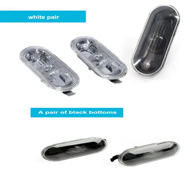 2pcs Car Side Marker Lights Auto Turn Signal Lamp Warning Lights Compatible For Golf 4 Mk4 Bora Vento Seat Jetta A4