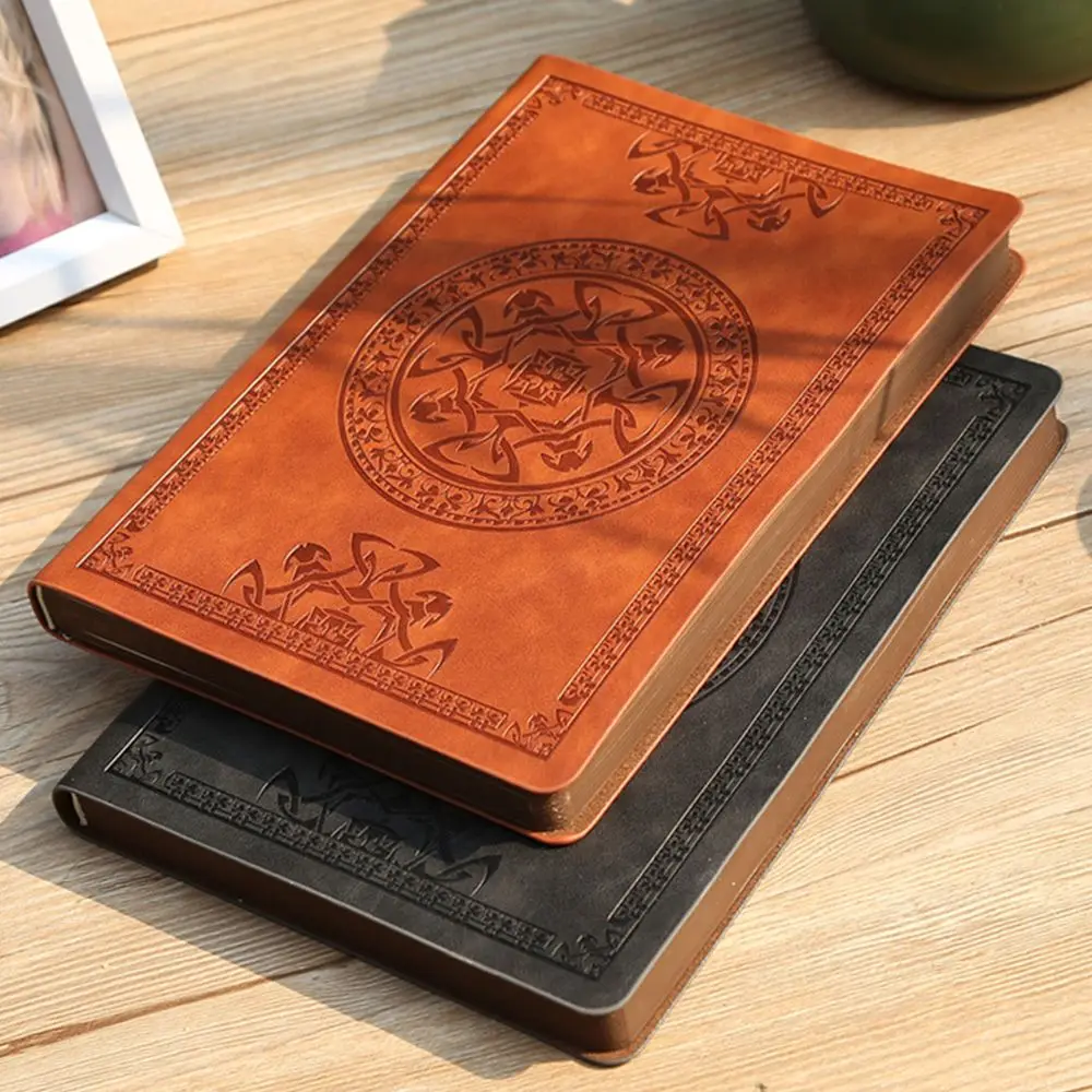 

Vintage Useful Writing Paper Notepad Students School Supplies Daily Planner Journal Booklet Leather Notebook Travel Book