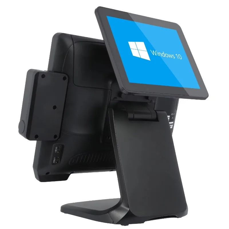2026 All-in-one Double Touch Screen POS 15/ 17 Inch Cashier Machine