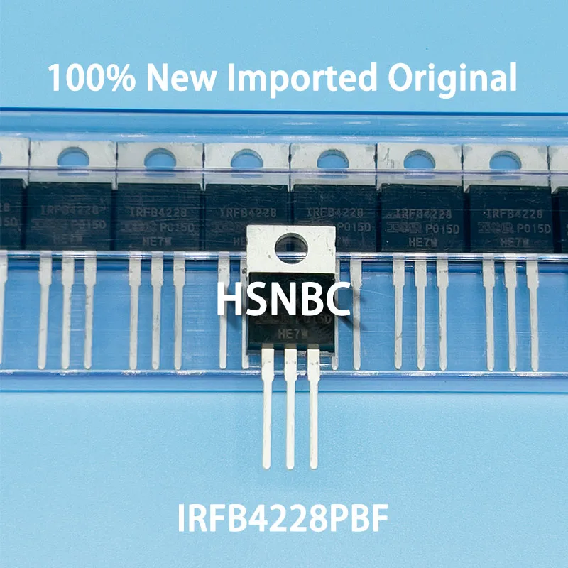 

10Pcs/Lot IRFB4228PBF IRFB4228 FB4228 TO-220 150V 170A MOSFET N-Channel Field-effect Transistor 100% New Imported Original