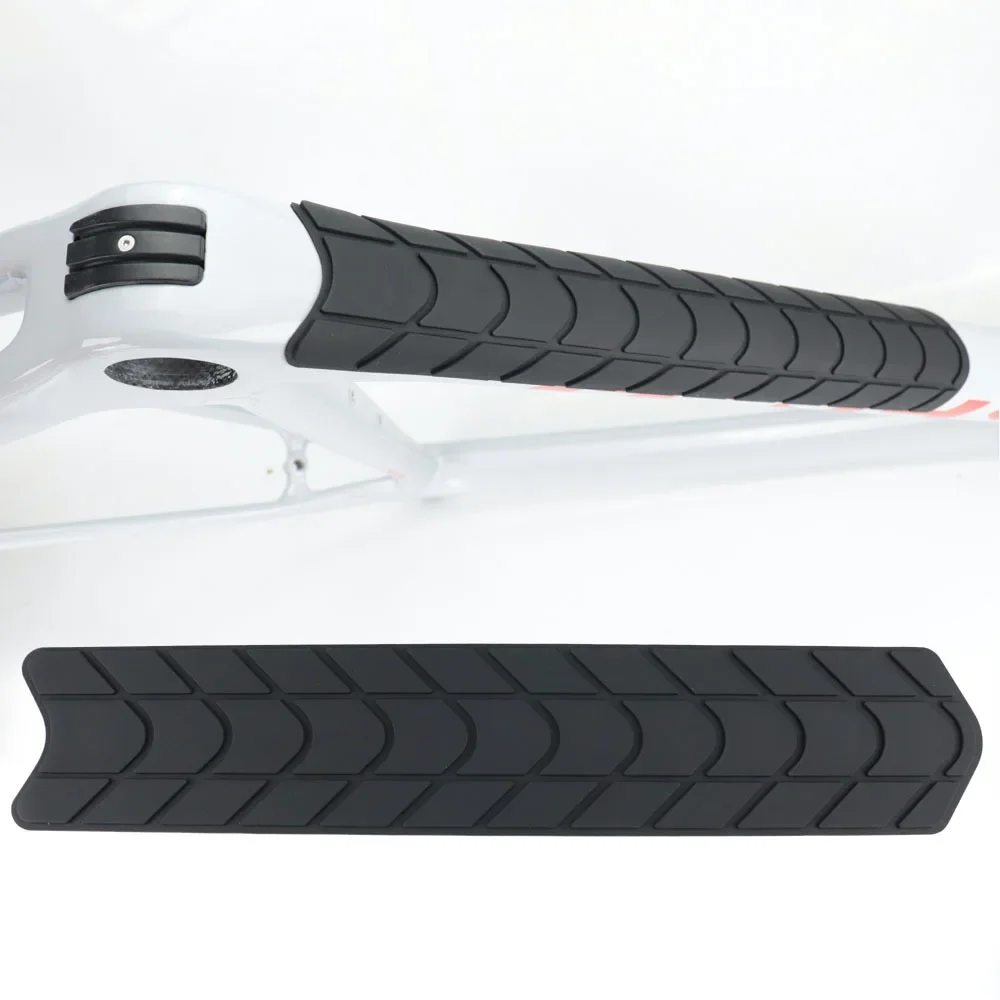 

MTB Road Bicycle Chain Protector Anti Slip Silicone Bicycle Frame Protector Self-adhesive Protective Cover To Prevent Scratches