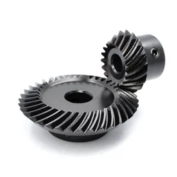 1: 2 Spiral Bevel gear 1M 15/30/20/40 Teeth Steel Helical Gear