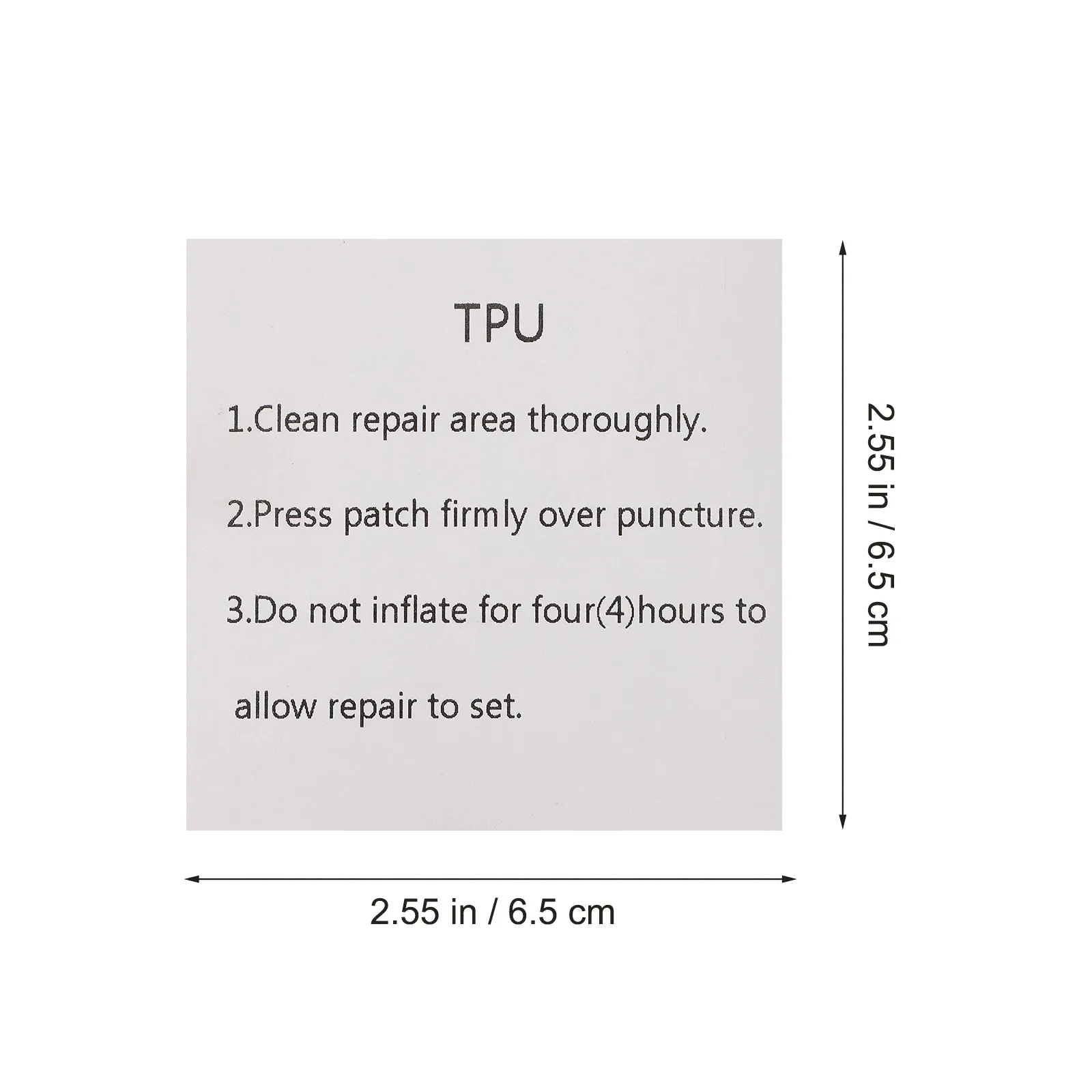 TPU Repair Patches 10 Sheets Waterproof Self Adhesive for Inflatable Boat Tent Jacket Air Mattress