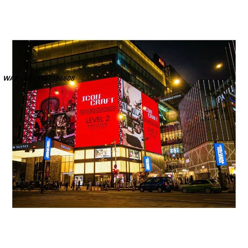 Full HD 4K HDR10+ Waterproof Outdoor P5 LED Screen with 5200CD Brightness Floor Stand for Advertising in Shopping Mall & Airport