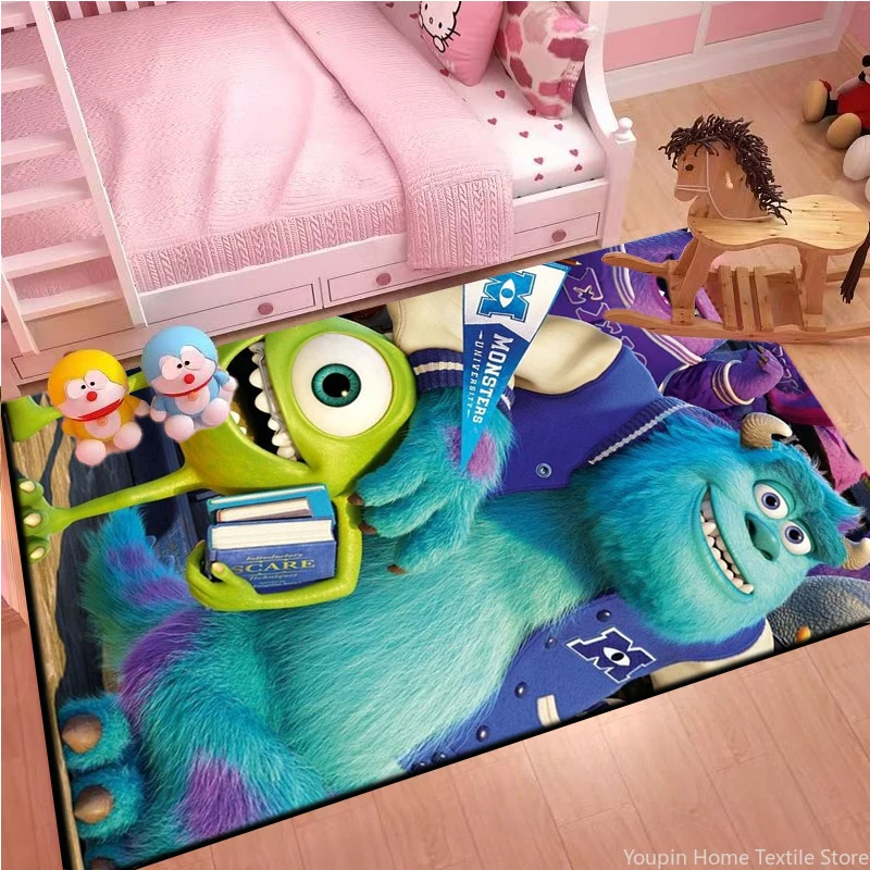 

Disney Cartoon Monsters Large Area Rug 3D Carpet for Living Room Kids Bedroom Sofa Doormat Decor MINISO Children Floor Mat Gifts