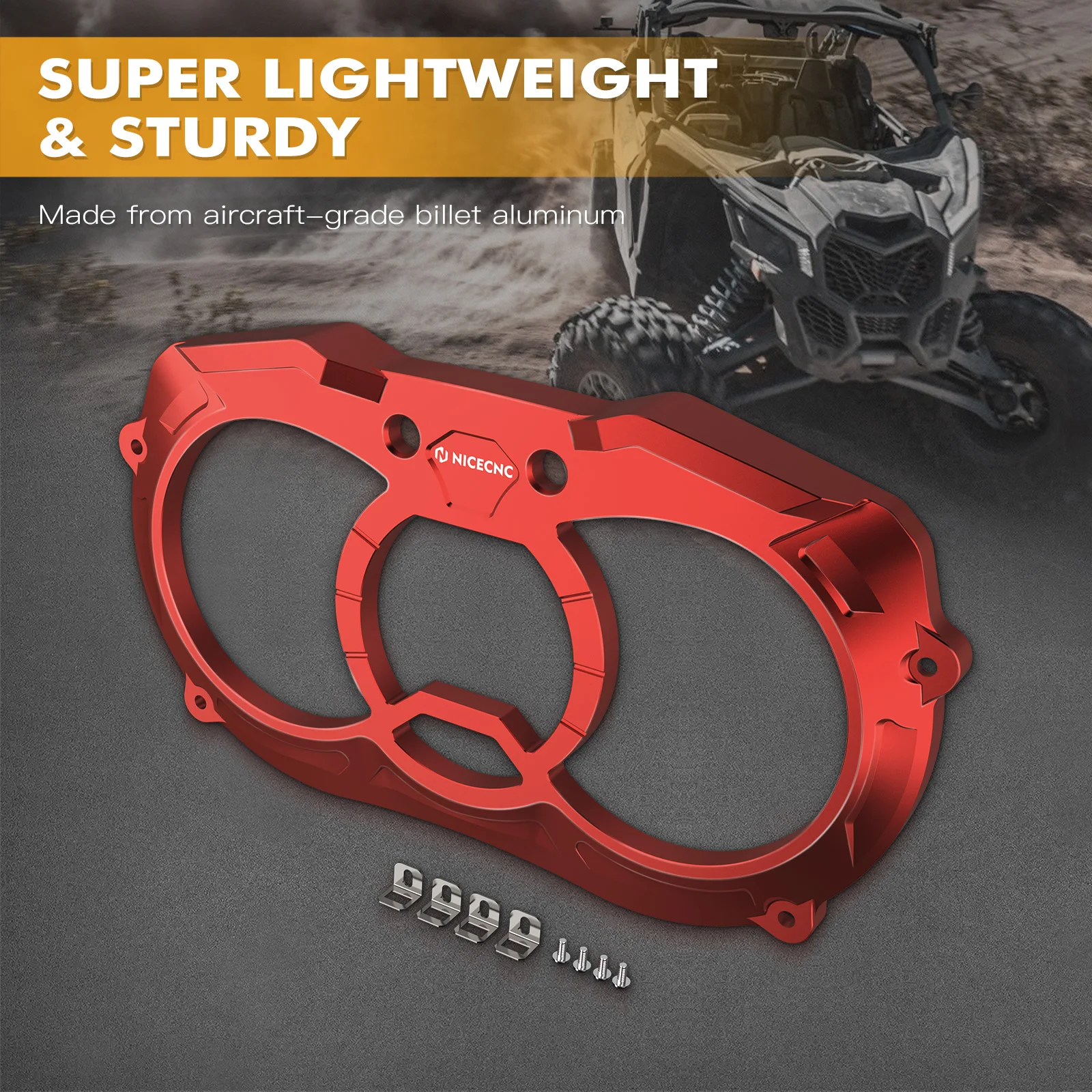 UTV X3 Maverick Dash Bezel For Can-Am Maverick X3 Max R 4x4 Turbo DPS UTV Accessories 6061-Aluminum Lightweight Durable