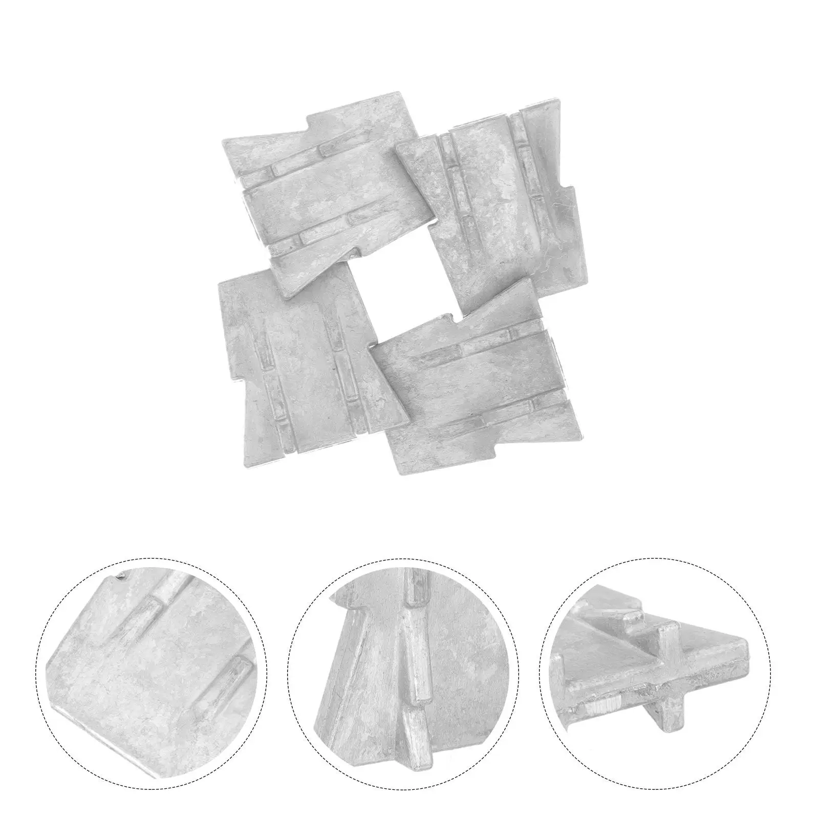 4 Pcs Wood Split We…