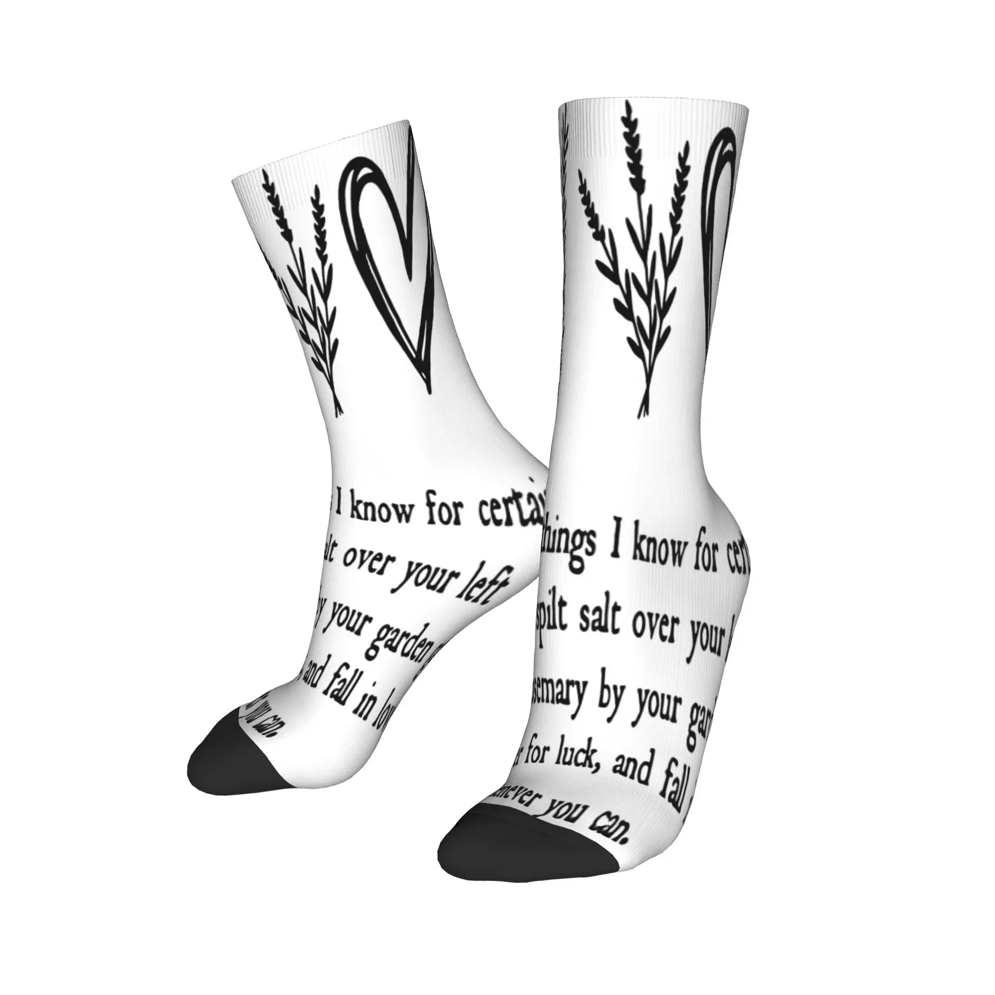 Practical Magic Kitchen Witch Witchcraft Herbal Magic Folk Magic Printed Socks Outfits for Party Wear Flexible  Crew Socks