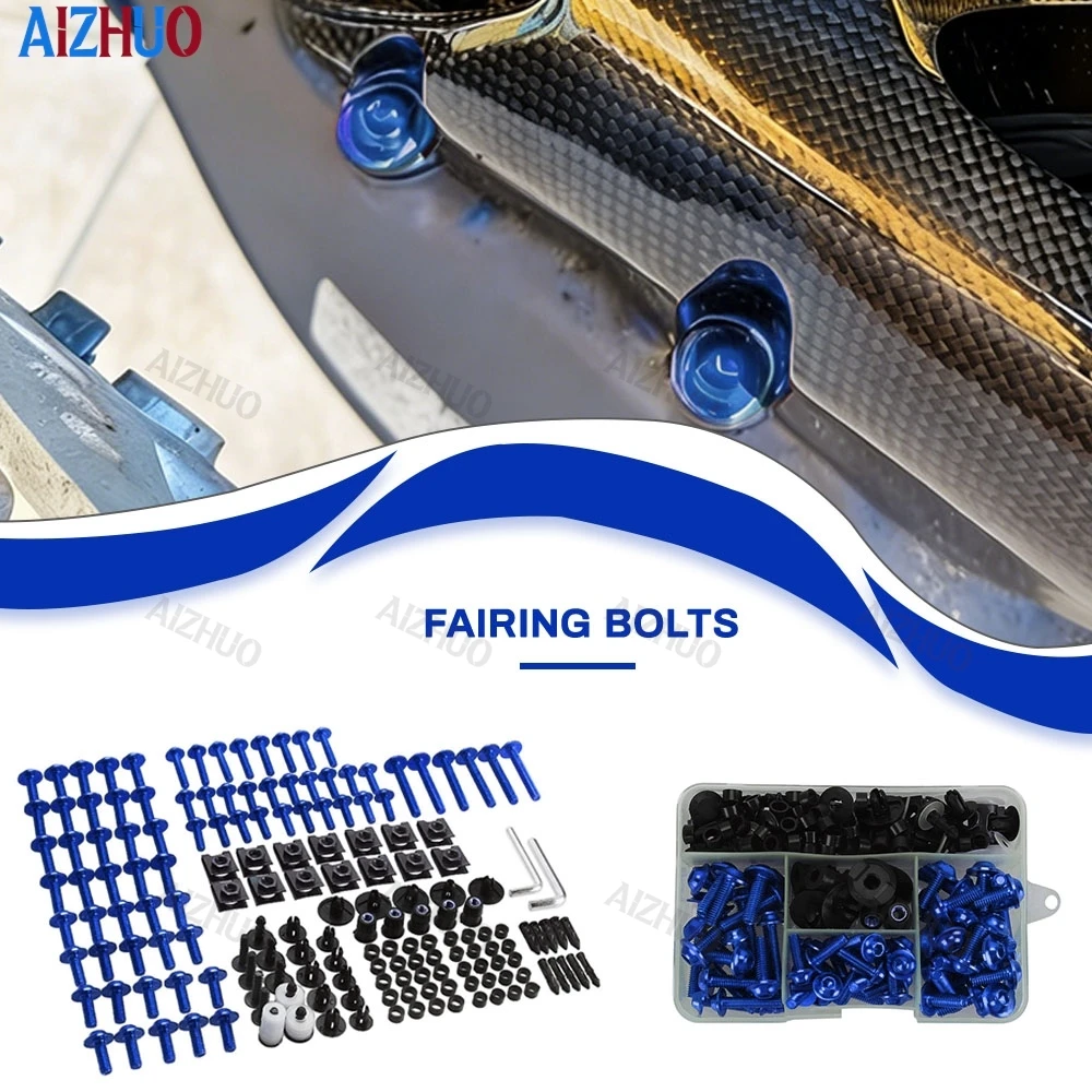 Fairing Bolts Kit FOR BMW R1100S R1150 R1150GS R1150RS R1150RT R1200GS M5 M6 Complete CNC Fastener Clips Screws Nut Motorcycle