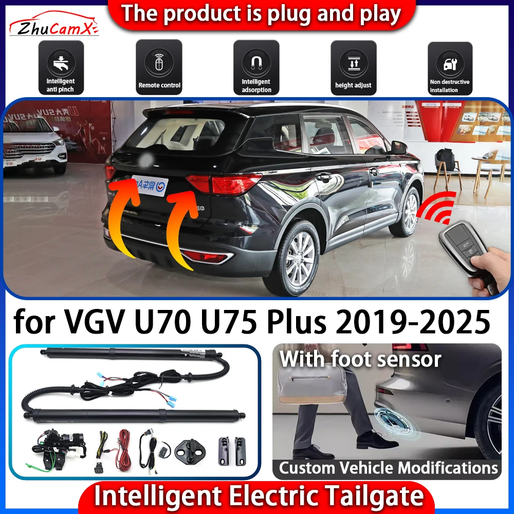 

ZhuCamX Smart Powered Tailgate System for VGV U70 U75 Plus 2019-2025 Automatic Intelligent Electric Trunk Lift Control Kit