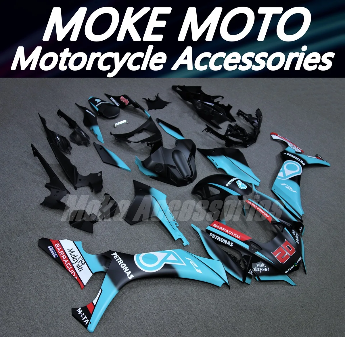 Motorcycle Fairings Kit Fit For Yzf R1M R1 2020 2021 2022 2023 Bodywork Set High Quality Abs Injection Black White Blue