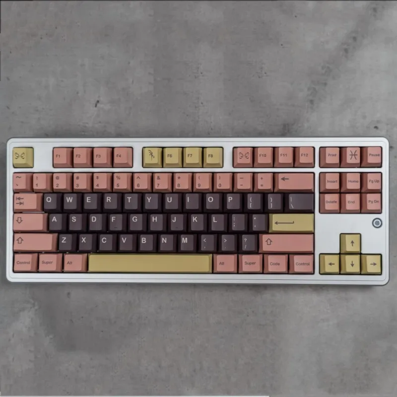 Piscis morandi tema keycap pbt sublimação de calor personalizado original fábrica altamente personalizado keycap eixo magnético