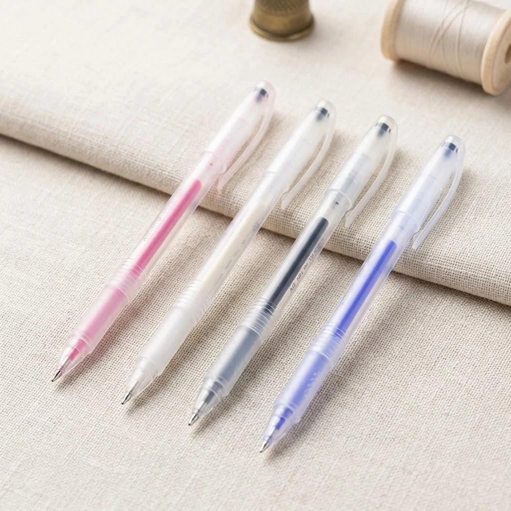 Fabric Markers Set 10 Heat Erasable Multicolor Refills for Sewing Quilting Dressmaking Tailoring Craft Drawing