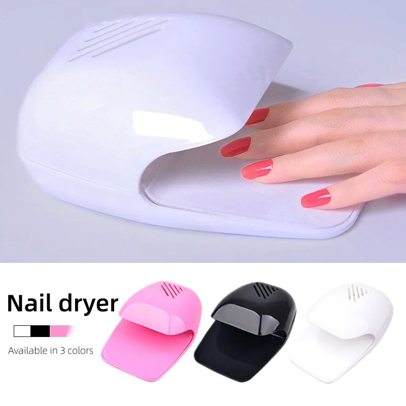 آلة مجفف الأظافر، جهاز محمول للأظافر، مجفف أظافر جل طلاء الأظافر سريع الجفاف، مناسب للأصابع وأصابع القدم، يعمل بالبطارية