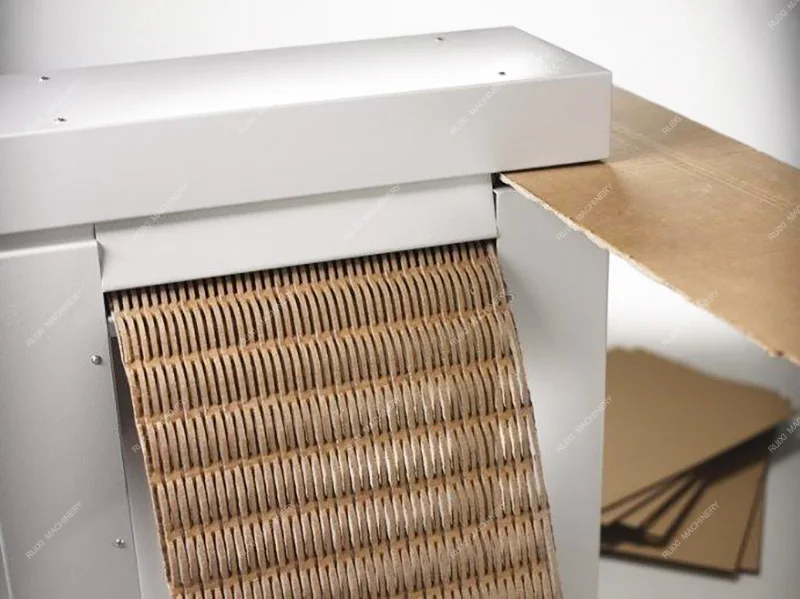 آلة تقطيع الورق المقوى المموج الصناعي / آلة صنع علب الكرتون المموج / آلة ورق التغليف على شكل قرص العسل #3