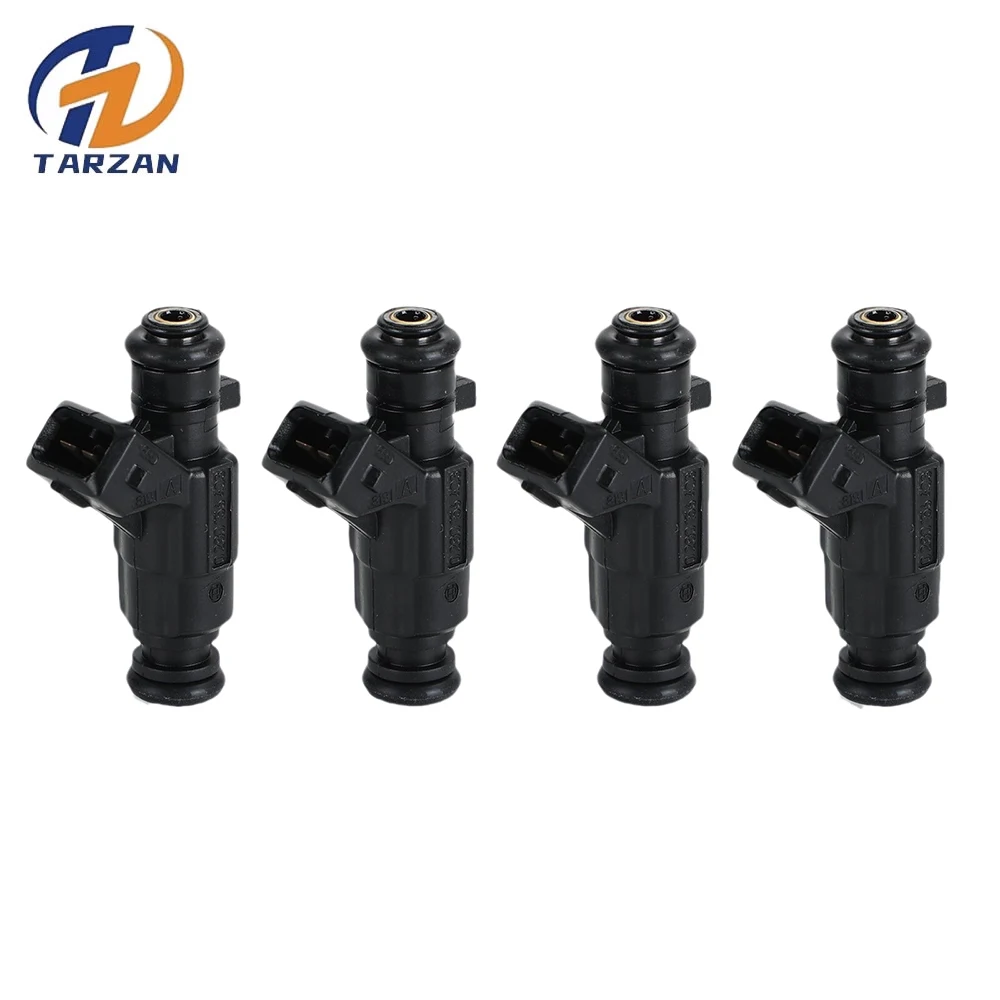 

4 Pcs Fuel Injectors 0280156403 Fit for VW Golf Polo Fox Voyage Flex 1.6L 032906031R Car Accessories