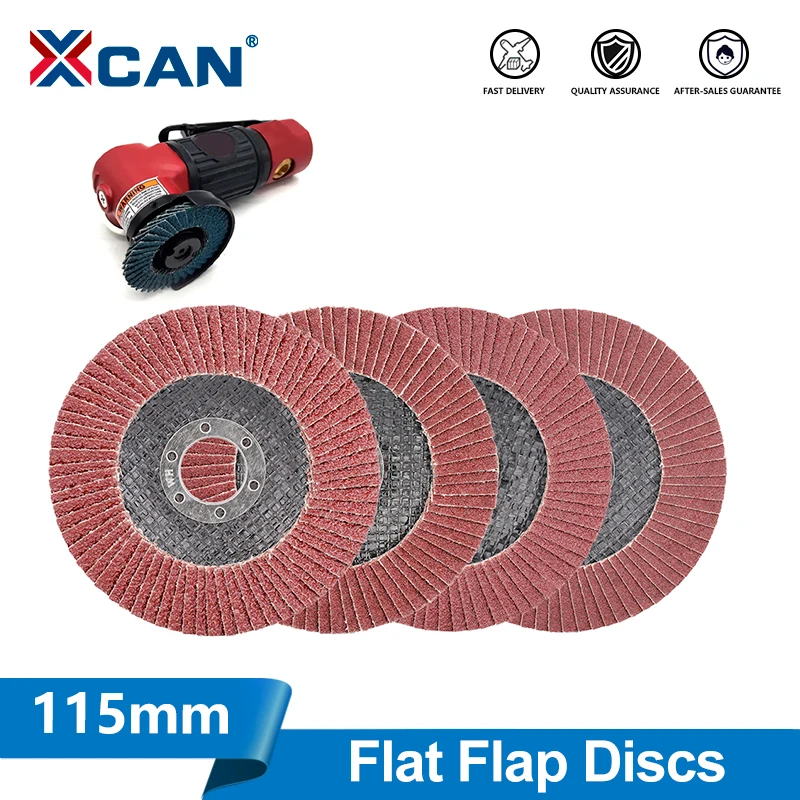 

XCAN 1 шт. 115 мм лепестковый диск 40/60/80/120 зернистость полировальный диск шлифовальный круг для угловой шлифовальной машины для удаления ржавчины из металла дерева абразивный инструмент
