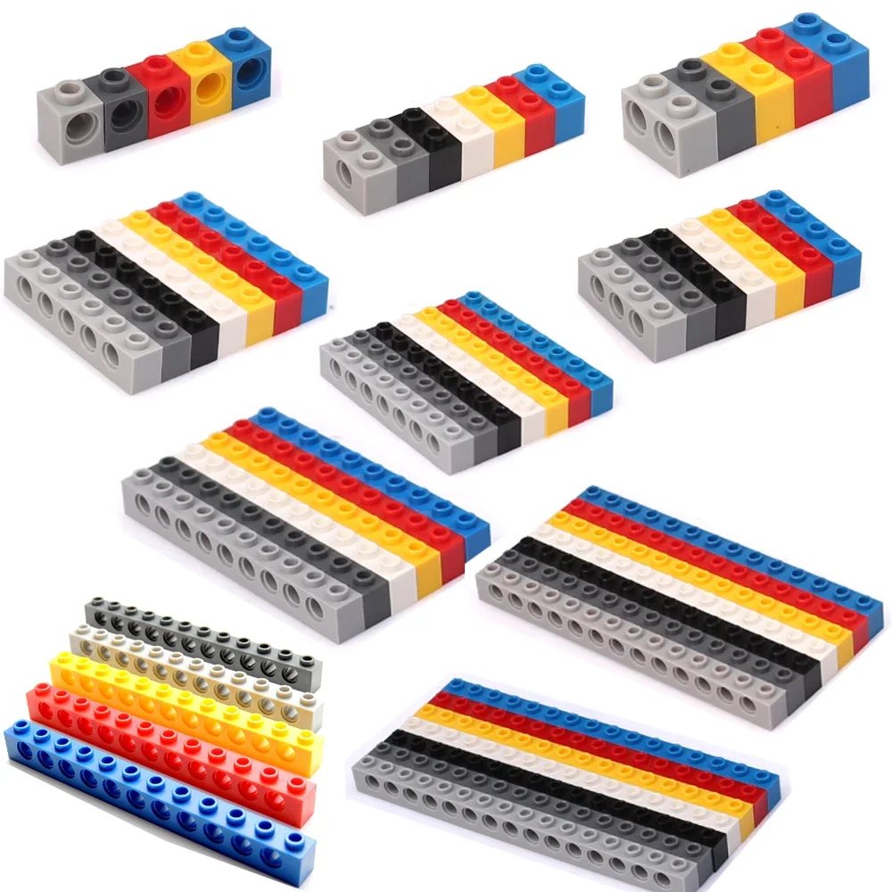 التكنولوجيا الفائقة اللبنات الطوب الأجزاء الفنية دبوس شعاع ليفترم المحور موصل لوحة والعتاد سيارة دراجة نارية التكنولوجيا مجموعة اللعب