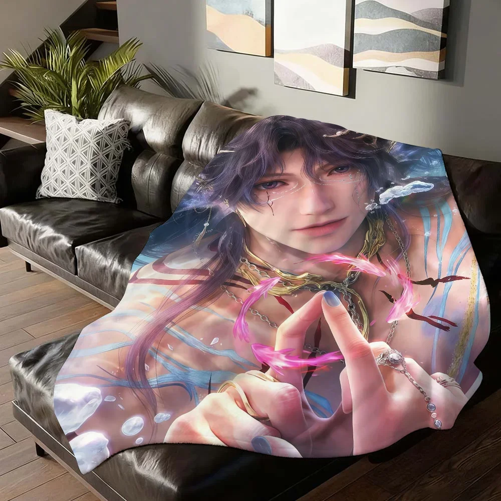 Love and Deepspace Rafayel Blanket for Sofa Bed Office Travel  Soft Warm Throw for Sleeping Reading Camping Plane Use