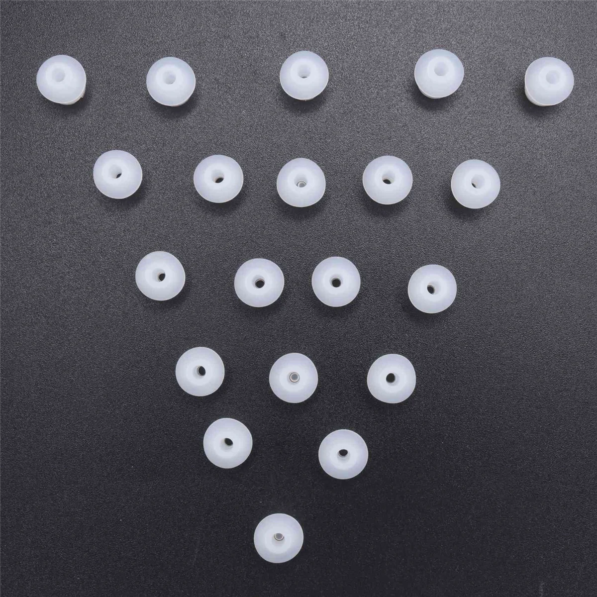 20pcs Silicone In-Ear Earbuds Mushroom Eartip Ear Bud For Radio Earpiece Headset