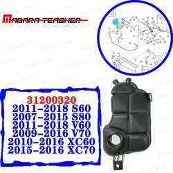 FOR VOLVO V60 XC60 XC70 S60 S80 2.5L L5 L6 3.0L 3.2  Coolant Water Bottle Recovery Tank Expansion tank 31200320 2010 2012 2013