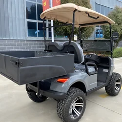 Small 2-seater electric car, 2-seater hunting high four-wheel car, battery driven electric golf cart