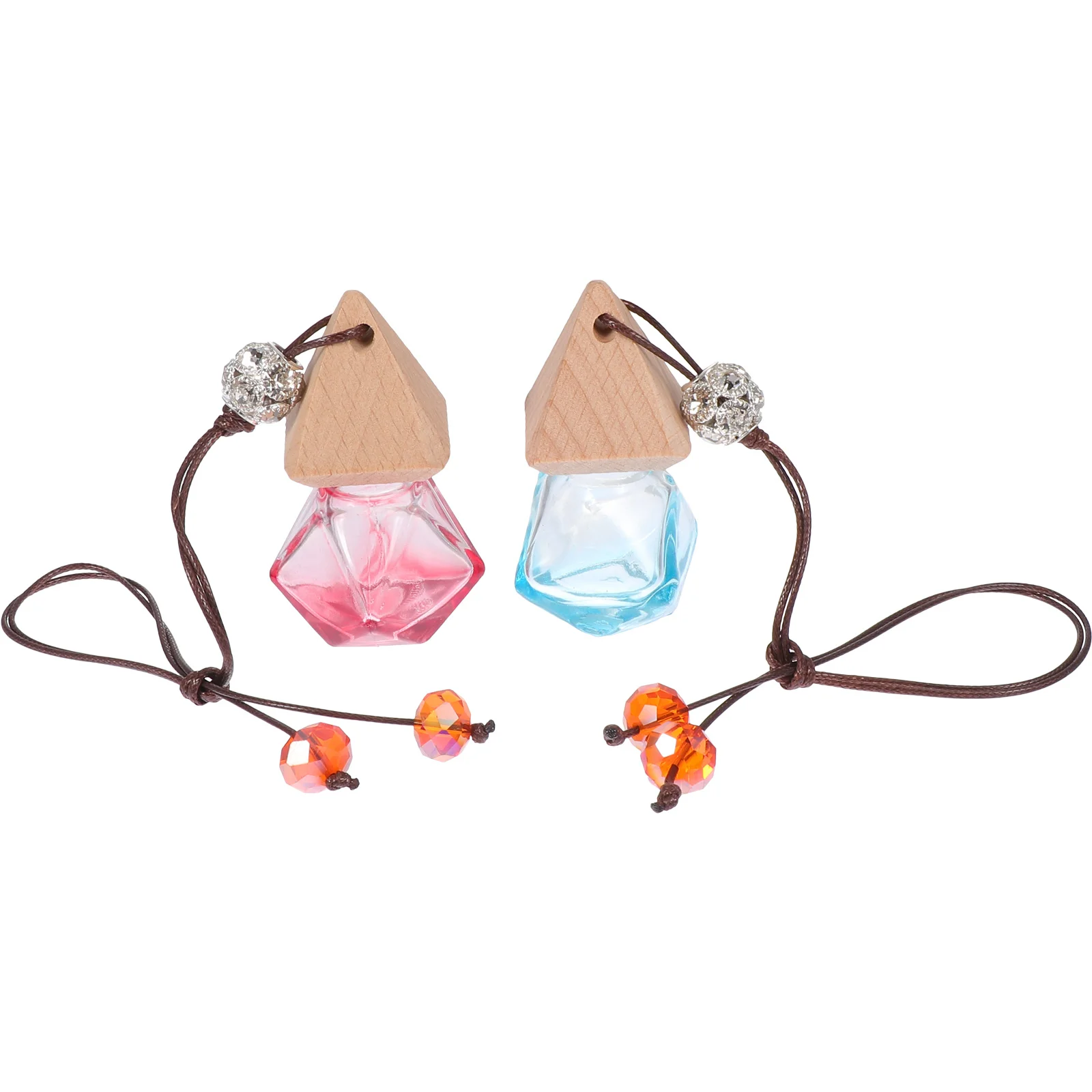 2 шт., креативная стеклянная бутылка для духов, наполнитель с эфирным маслом, в любом месте, для офиса, дома, салона автомобиля, диффузор аромата, элегантный