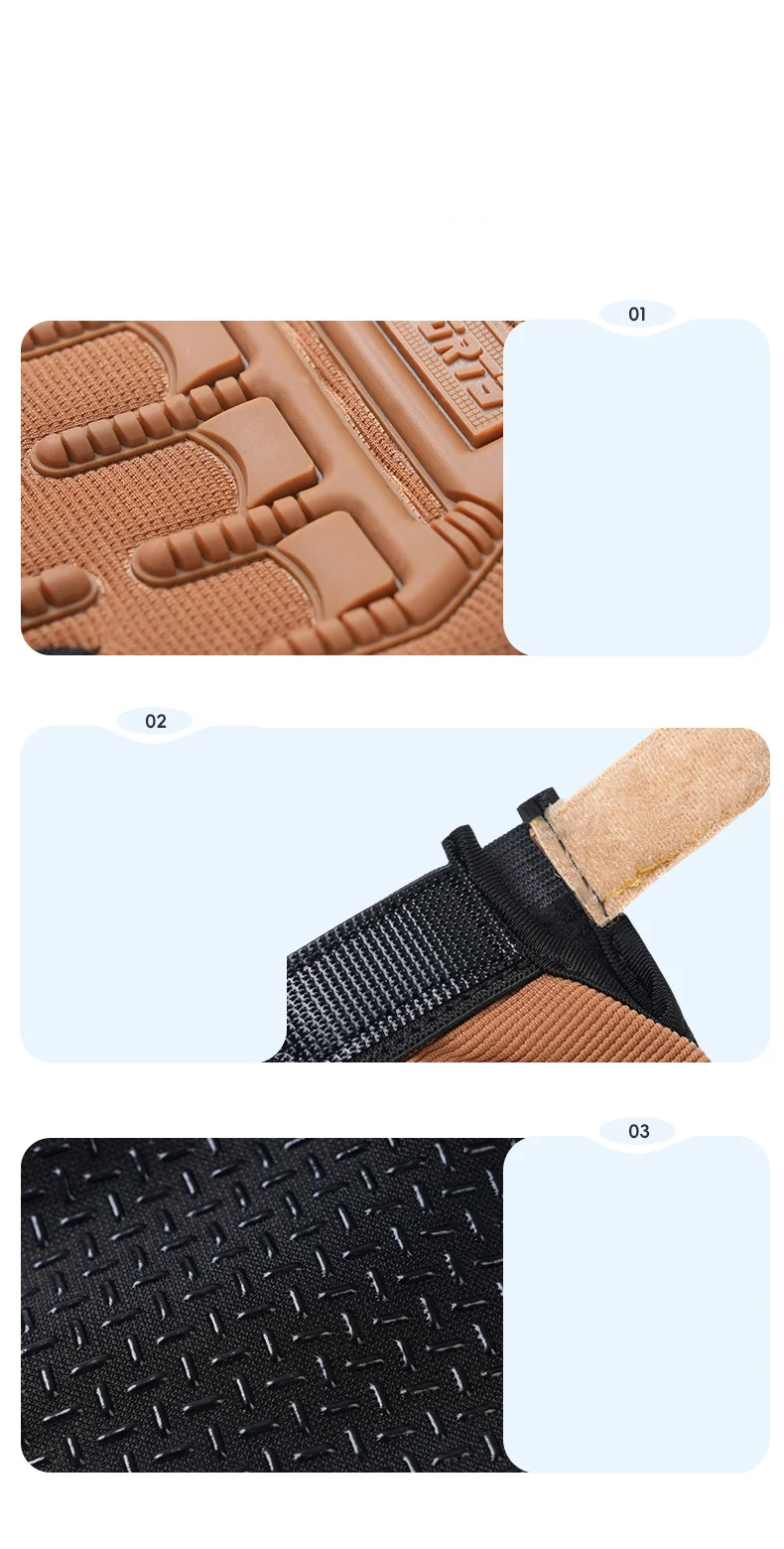 Fahrradhandschuhe für Kinder, taktische fingerlose Handschuhe, Sommer, Frühling, schützende Outdoor-Wanderhandschuhe, Rollschuh-Handschuhe für Kinder, rutschfeste Trainingshandschuhe – Detail 7