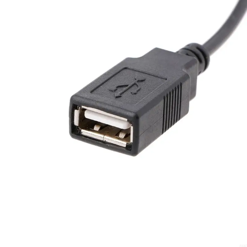 F68C USB-2-контактный кабель питания вентилятора Molex, USB-порт к адаптеру вентилятора компьютера Molex 5 В Molex