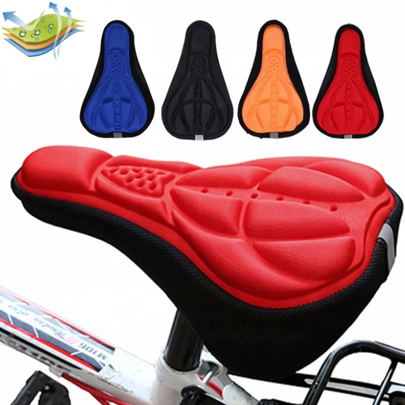 New 3D Saddle Seat NEW Soft Bike Seat Cover Comfortable Foam Seat Cushion Cycling Saddle for Bike Accessories