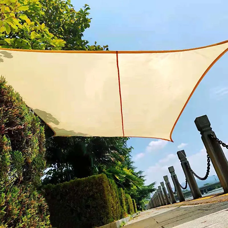 Oxford cloth Waterproof Sun Shade Sail UV Block Garden Canopy Right Triangle Patio Pool Protection Shade Cloth Outdoor Awnings
