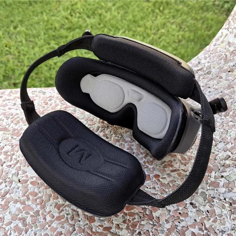 Skin-friendly Sponge Flight Goggles Forehead Back of Head Dragging Mask 160*75*90mm for DJI Goggles 3