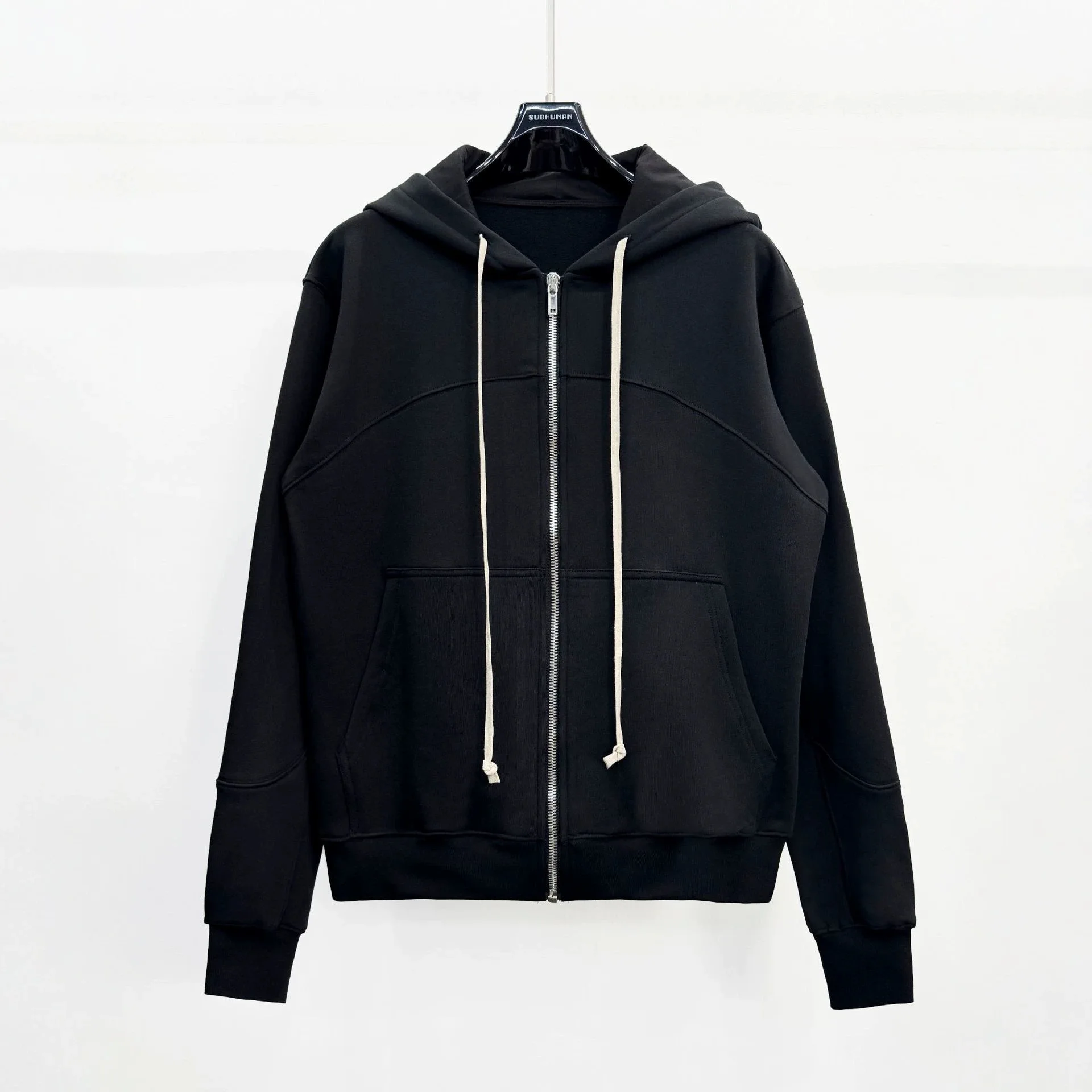 2026AW New Zip Up Hoodie Daily Simple Casual Open Front Hooded Sweatshirt Men's Clothing Women's Clothes