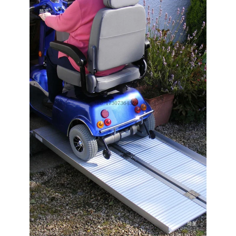 

Доска для лестничной рампы Безбарьерная рампа Канальная тележка Загрузка Мобильная повышающая и понижающая подставка Подушка для рампы из алюминиевого сплава