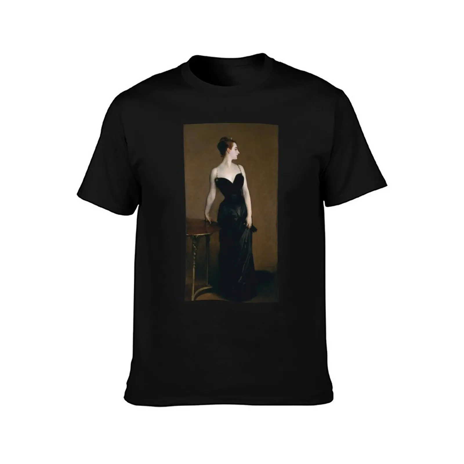 John Singer Sargent Madame X (Madame Pierre Gautreau) T-Shirt Summer Casual Cotton Tee Oversized Streetwear Tops 100% Cotton