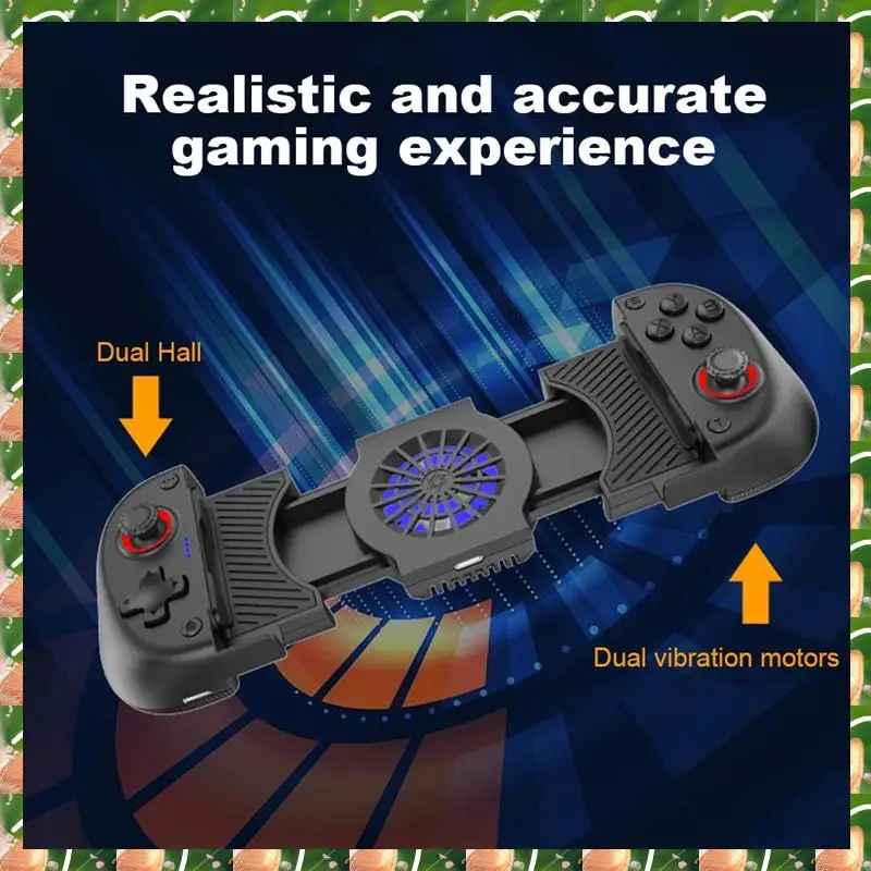 

JAJA X3 Mobile Phone Gamepad With Cooling Fan Bluetooth Mobile Phone Gaming Controller Vibration For Android/Ios/Switch/PC