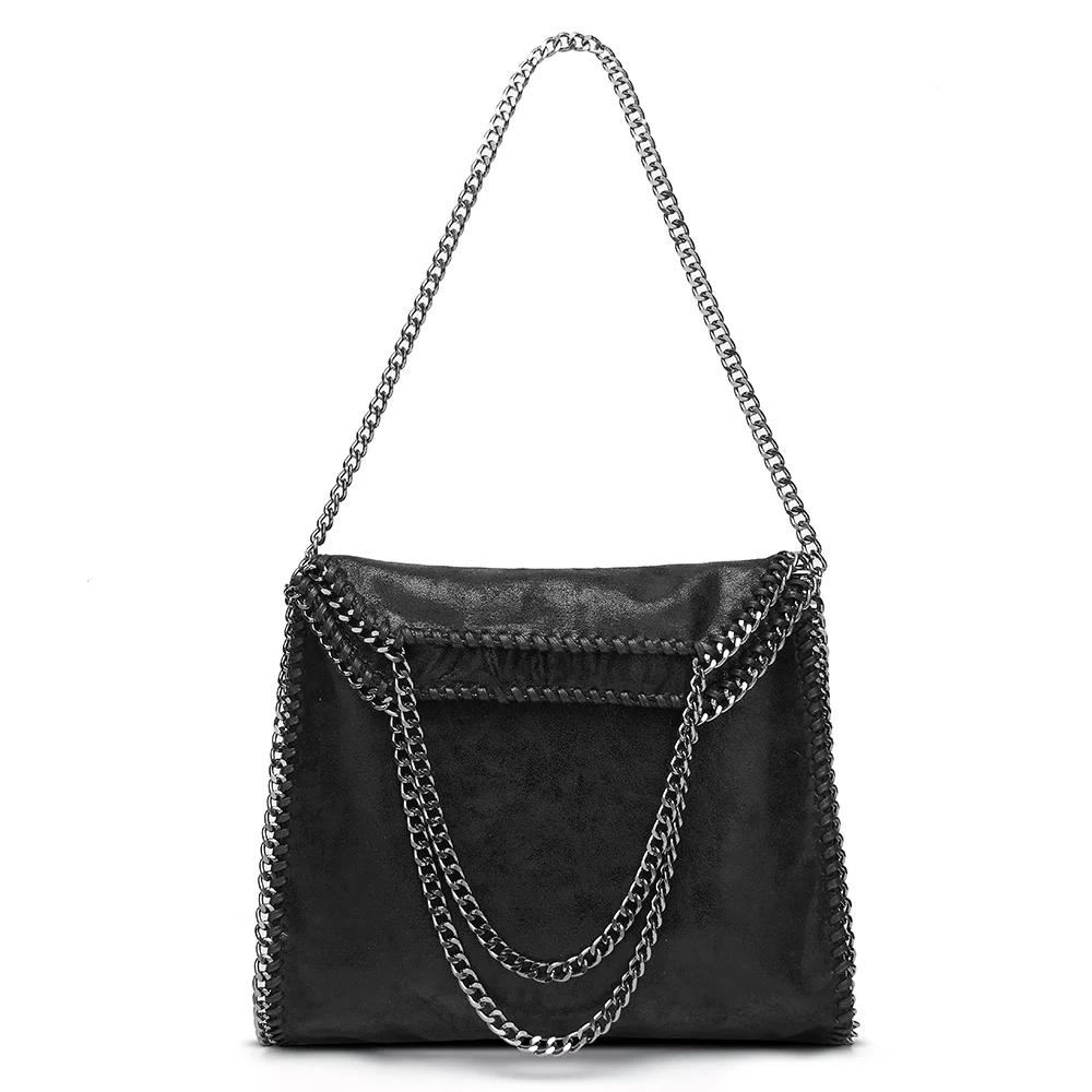 Large Crossbody Bags for Women Tote Bag for Women Womens Shoulder Bags Chain Purse Designer Handbags for Women(Black)