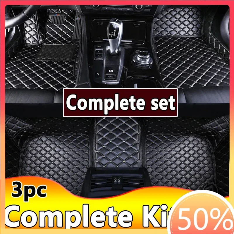 Car Floor Mats For LAND ROVER Freelander 2 2010-2015 Kit set Waterproof Carpet Leather Mat Full Set Car Accessories