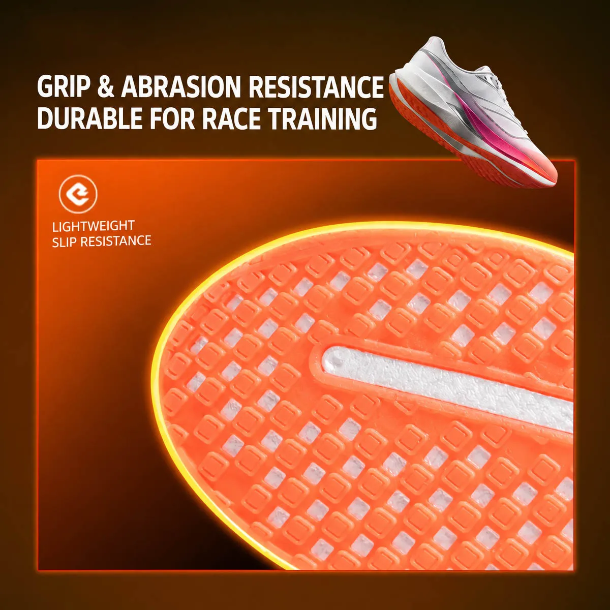Li-Ning Men's RED HARE 9 PRO Racing Running Shoes LN DWR Water Repellent Lightweight High Rebound LiNing Training Shoes ARPW021
