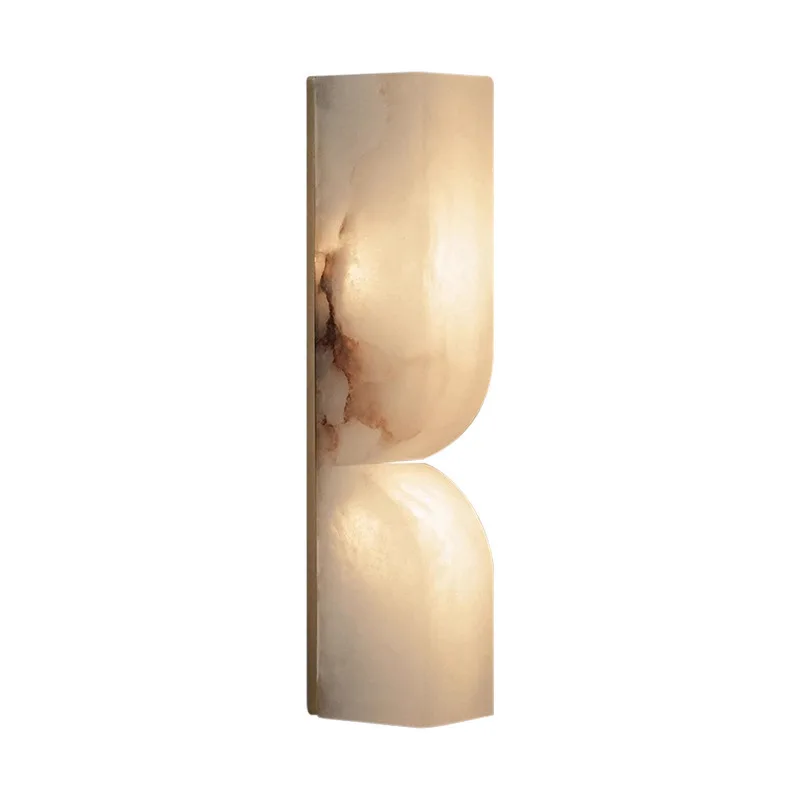 

Light luxury, marble, living room, TV background wall lamp, long strip, modern, Nordic, designer creative, master bedroom bedsid