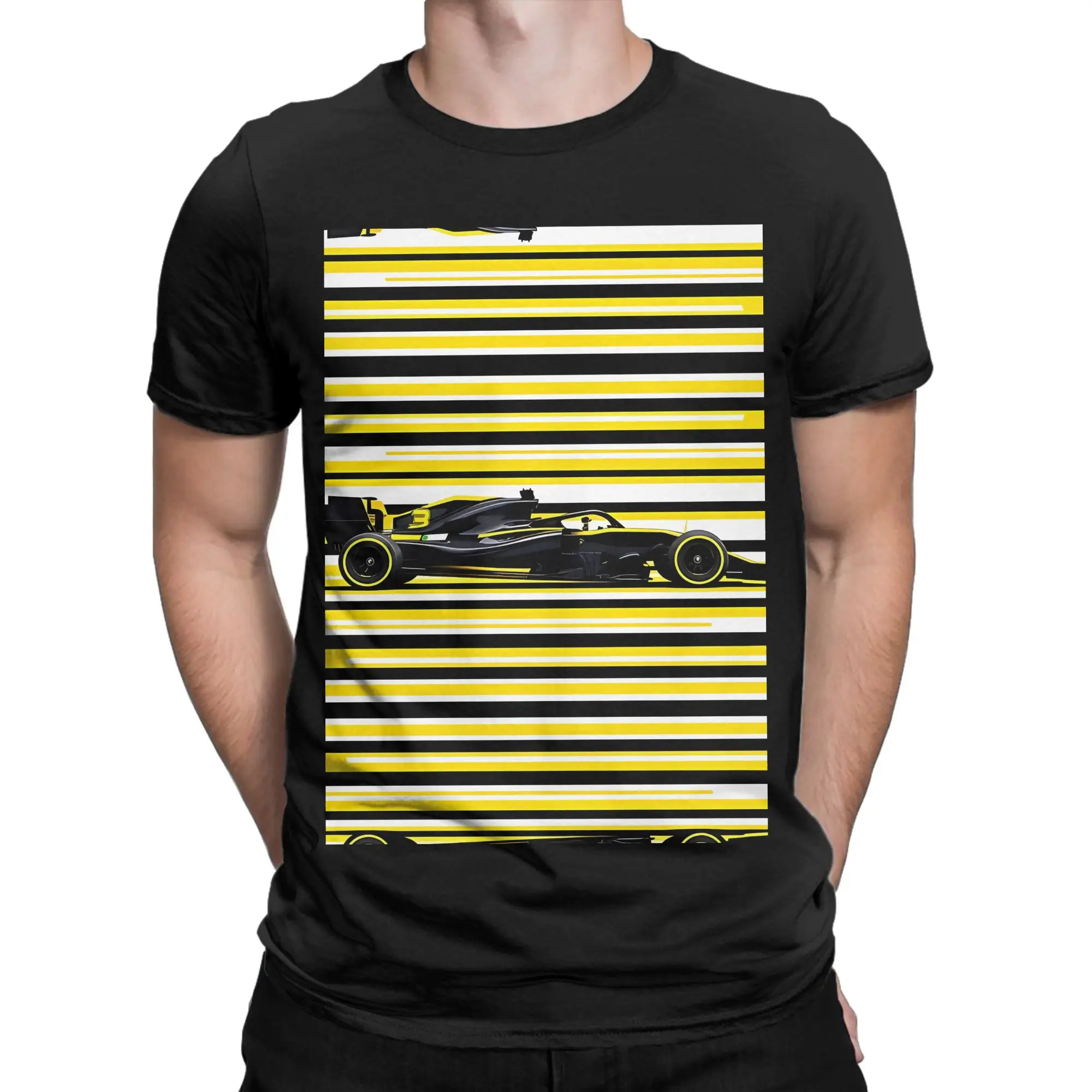 3 Daniel Ricciardo 2019 Race Car Funny 100% Cotton T-Shirt Daniel Ricciardo Tees Tops For Men
