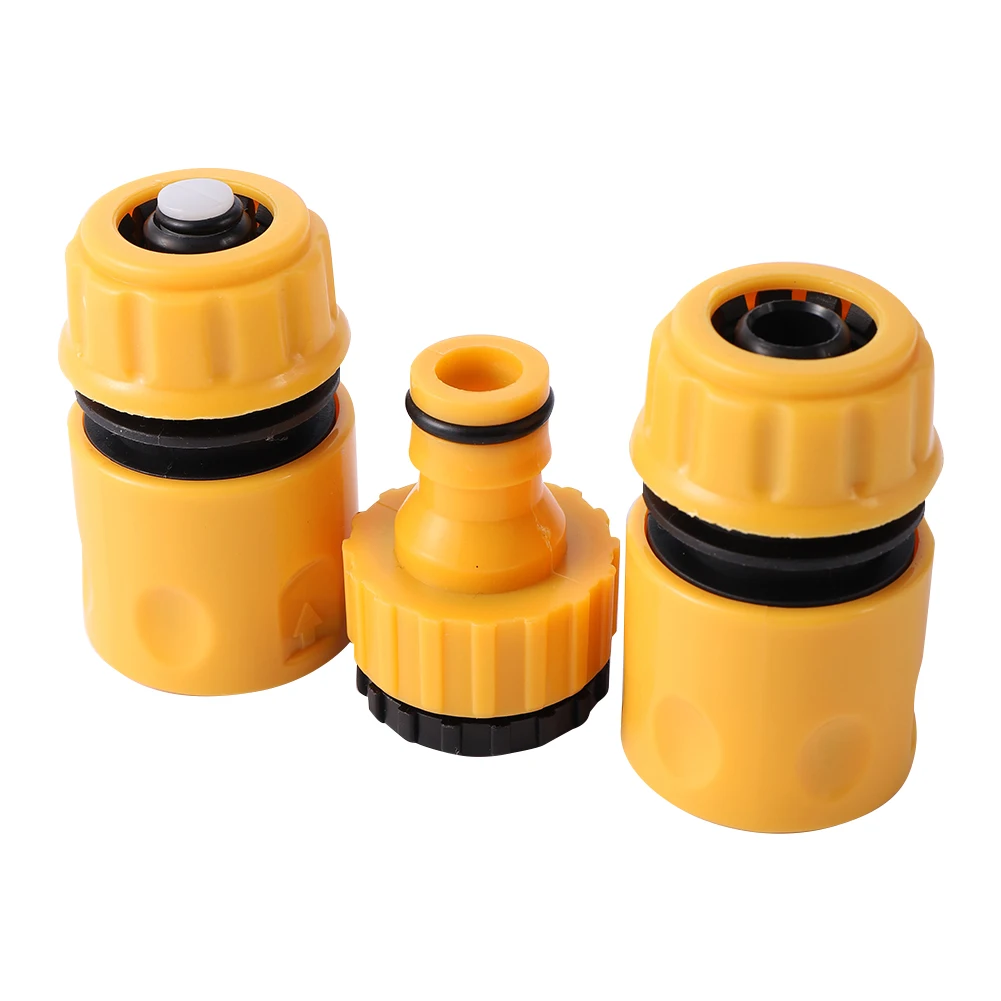 Three 1/2 \'\' With 3/4 \'\' Connectors Seal Sprinkler Irrigation System Fittings And Connections As Well As 12mm 15mm Garden Hose