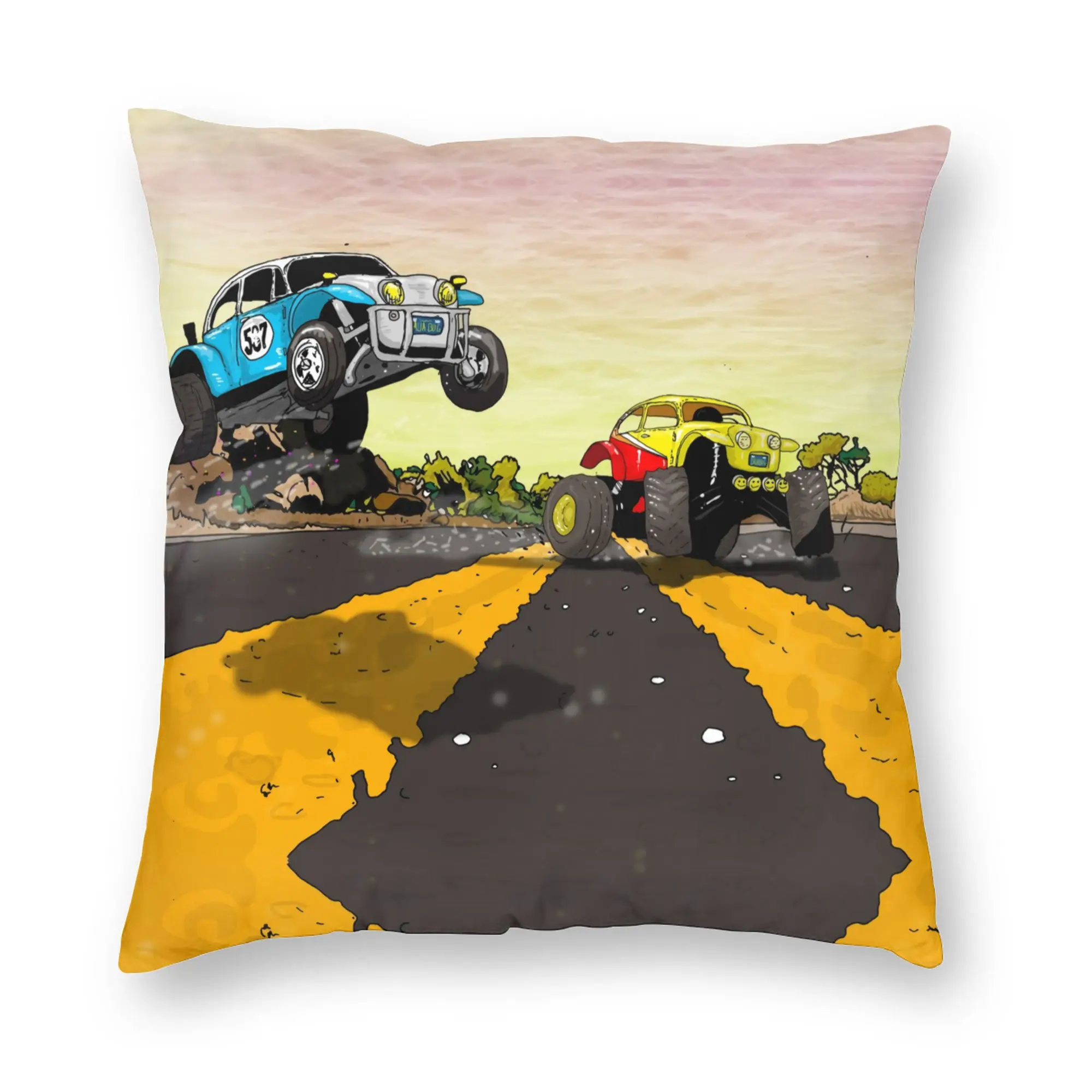 Nordic Style Tamiyas Symbol Cushion Covers 40x40cm Soft  Pillow Case for Sofa Car Square Pillowcase Decoration