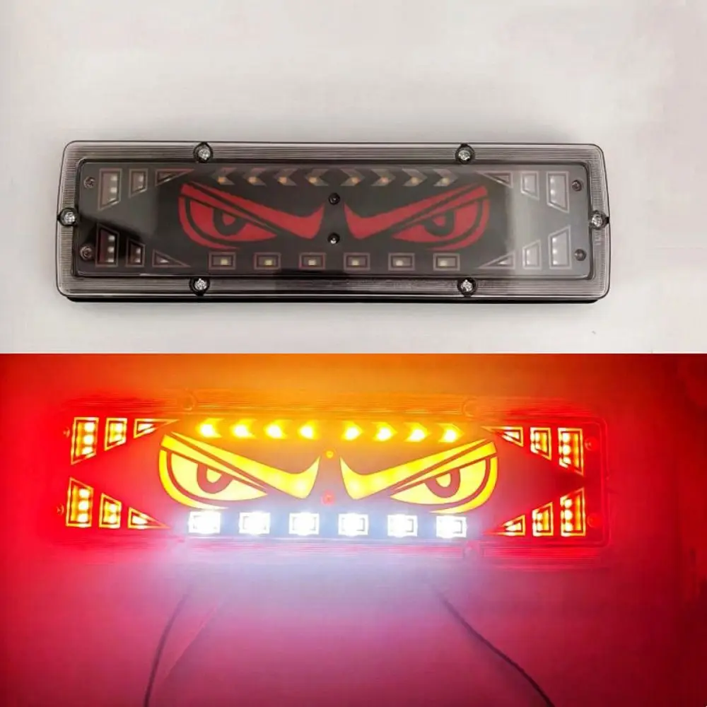 Creative 12-24v Devil's Eye Truck Light Universal Multi-Mode Truck Taillight Side Signal Light Car Decor