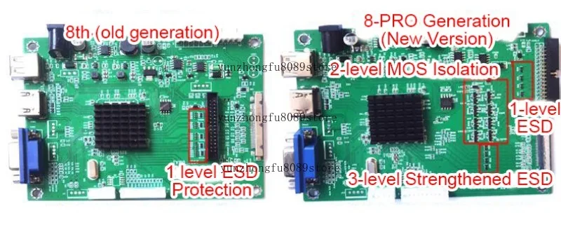 Golden TV160 8th PRO LCD Screen Tester, 4K V-by-One & 2K LVDS Panel Tester with Three-level Output Protection