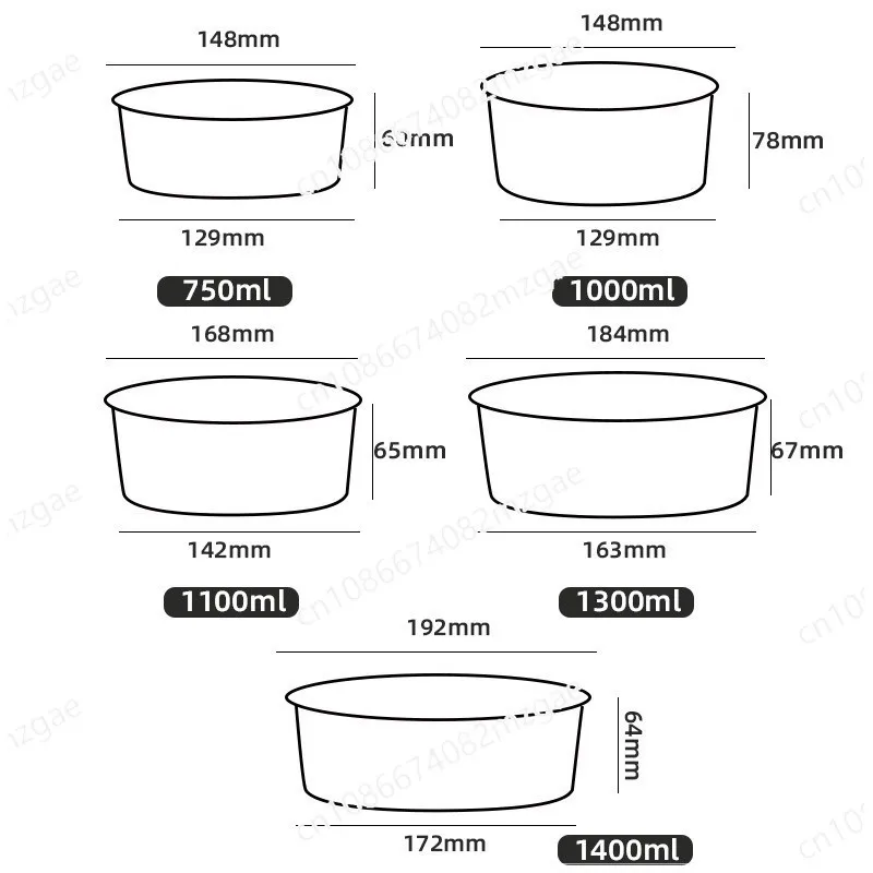 Disposable induction cooker can be heated paper bowl convenience store instant noodle paper bowl Internet celebrity noodle