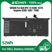 SKOWER DXGH8 Batería para Dell XPS 13 9370 9380 7390 inspiron 7490 Vostro 5390 5391 HK6N5 Latitude 3301 3311